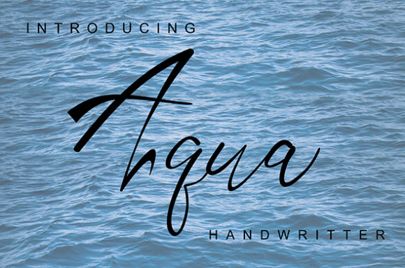 Aqua Font: Adding Personalized Charm to Brand Identity