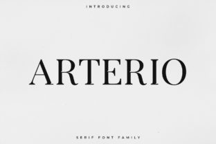 Arterio Font: Bold Serif Typography for Editorial Design
