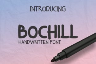 Bochill Font: Sweet Script Typography for Digital Marketing