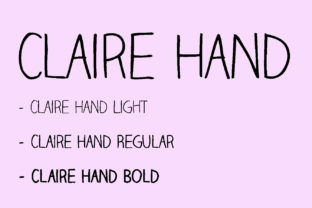 Claire Hand Font: Elevating Small Business Branding
