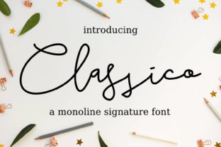 Classico Font: Sophisticated Script for Editorial Design