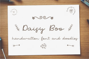 Daisy Boo Font: Handwritten Charm for Makers