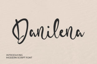 Danilena Font: Playful Script for Creative Projects