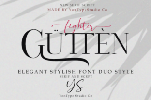 Gutten Fighter Duo Font Review for Small Business Branding