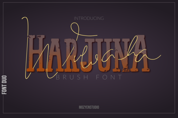 Harjuna Font: Elevating Small Business Brand Identity