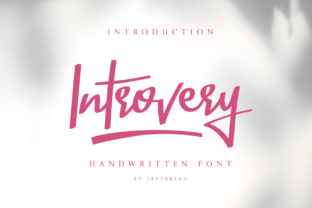 Introvery Font: Magical Script for Editorial Design