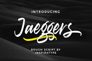 Jaeggers Font: Elevating Campaign Visuals with Casual Script