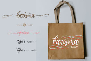 Karisma Font: A Romantic Script for Handmade Products