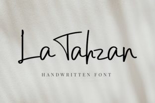 LaTahzan Font: Charming Script for Small Business Branding