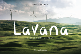 Lavana Font: Authentic Handwritten Style for Makers