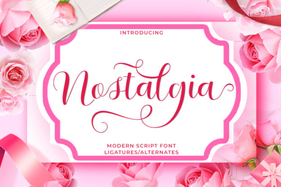 Nostalgia Script Font for Bold Marketing Visuals