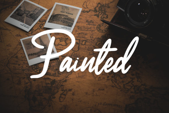 Painted Font Review: Editorial Design and Layout
