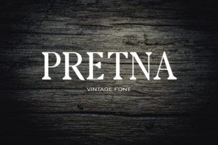 Pretna Font: Sweet and Cool Serif for Business Branding