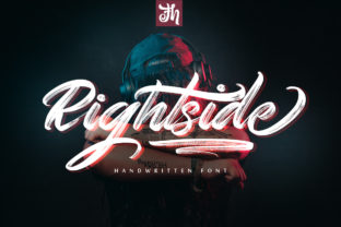 Rightside Font: Elevate Marketing Visuals with Handwritten Charm