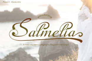 Salmelia Font: Bold Handwritten Style for Editorial Design
