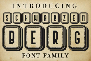 Schwarzenberg Capitals Font for Bold Web Design