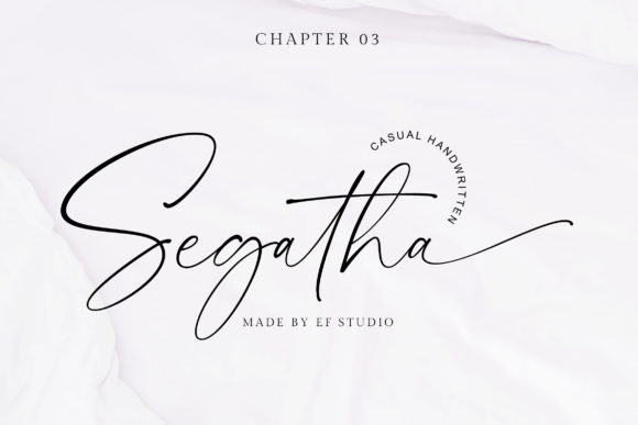 Segatha Font: Authentic Script for Campaign Visuals