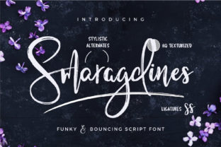 Smaragdines Font: Authentic Script for Handmade Labels