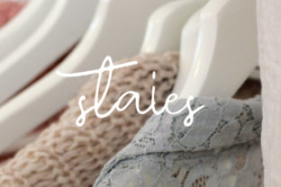 Steias Font: Authentic Script for Handmade Products