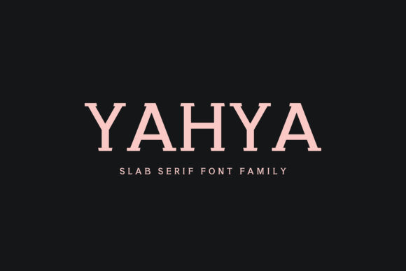 Yahya Font: Charming Slab Serif for Campaign Visuals