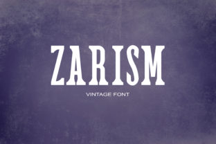 Zarism Font: A Unique Serif for Small Business Branding